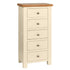 Dorchester Ivory 5 Drawer Tall Chest