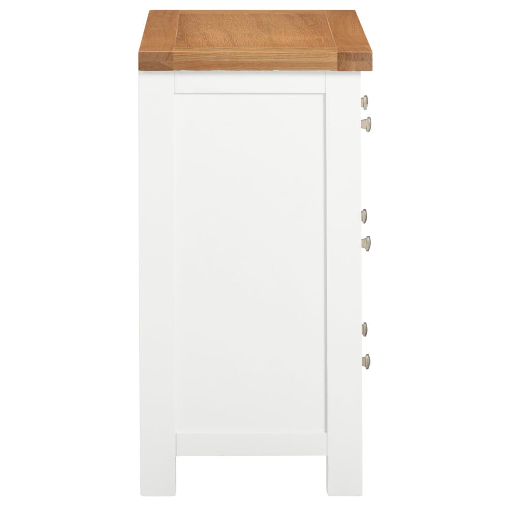 Dorchester White 2 Over 2 Chest