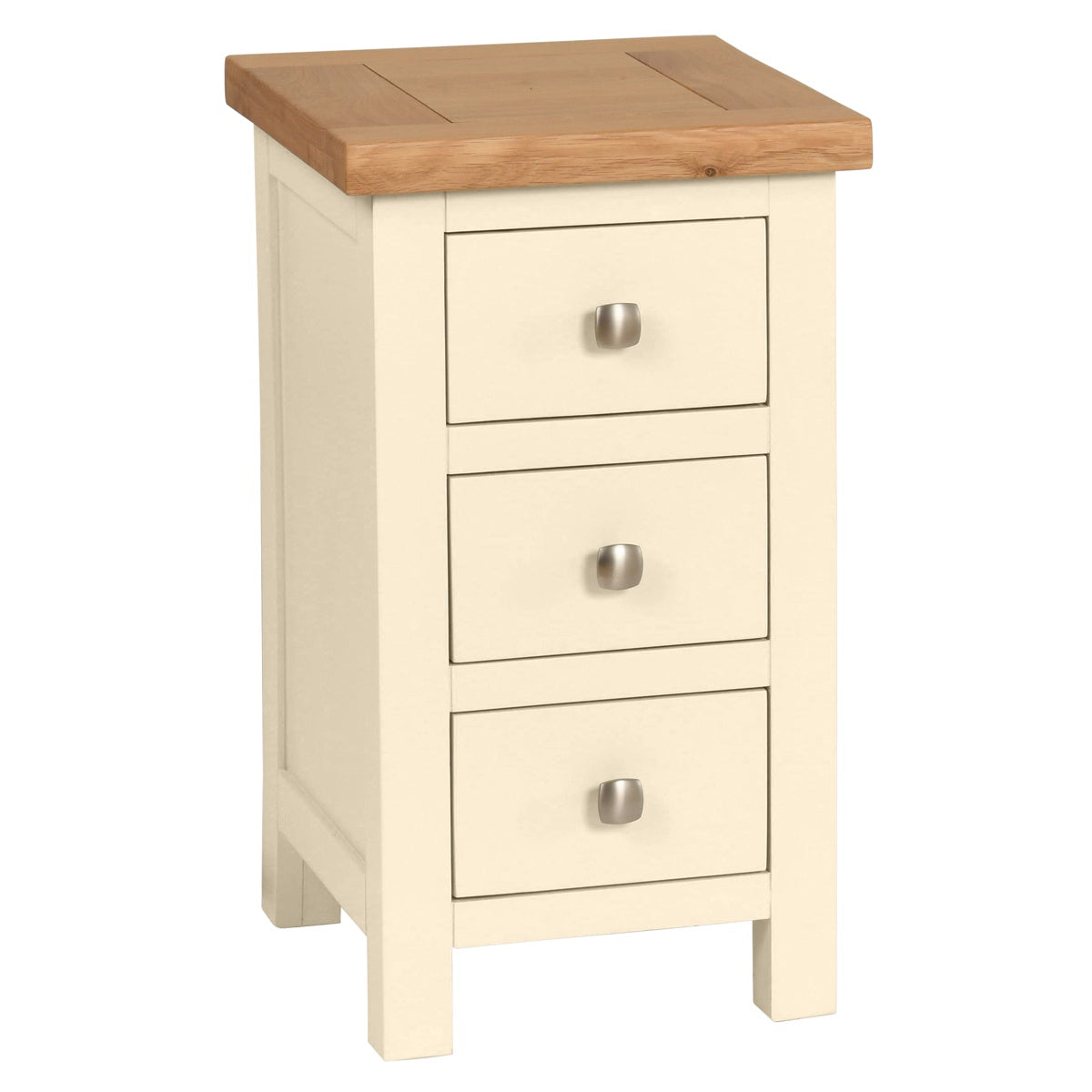 Dorchester Ivory Compact 3 Drawer Bedside