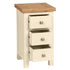 Dorchester Ivory Compact 3 Drawer Bedside