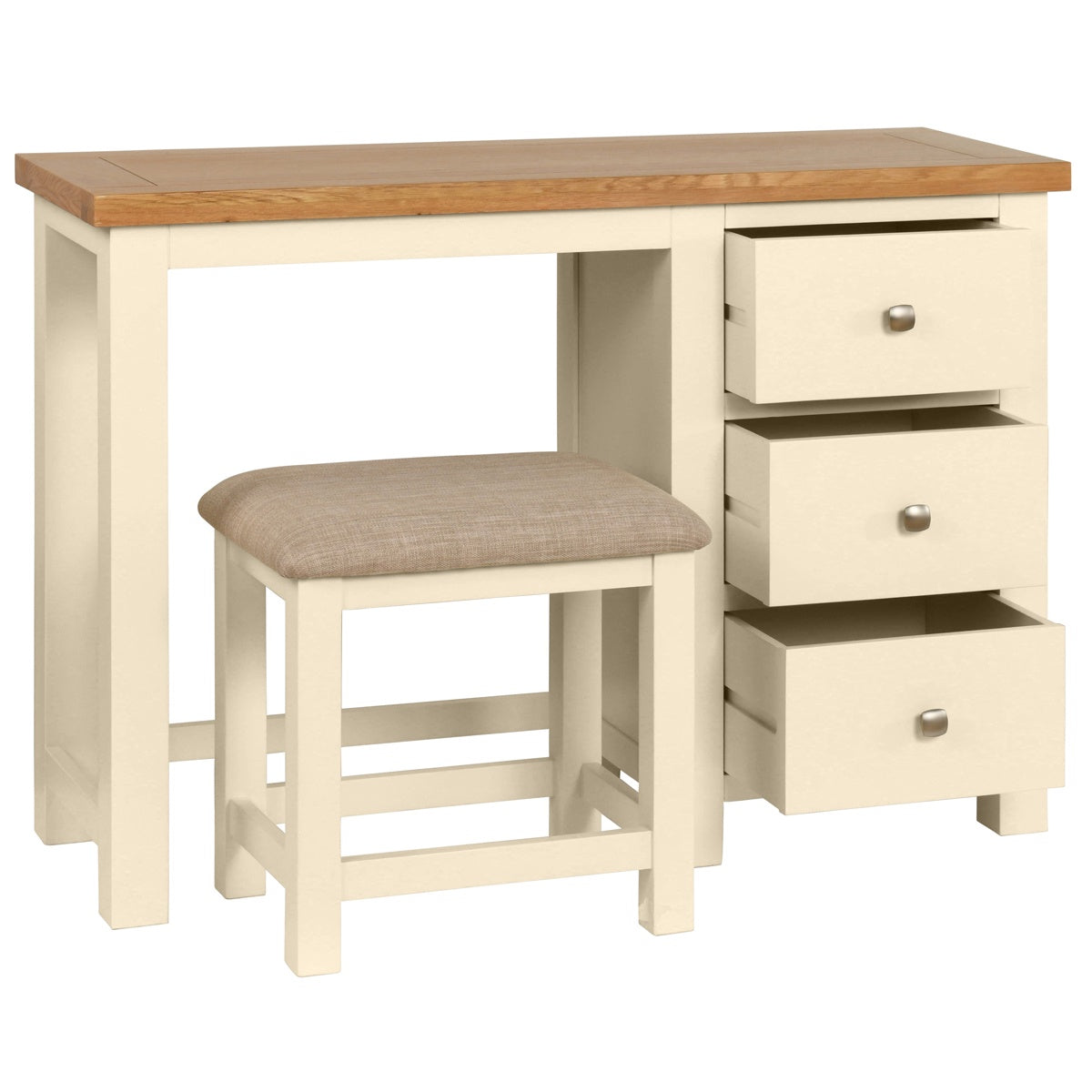 Dorchester Ivory Dressing Table And Stool