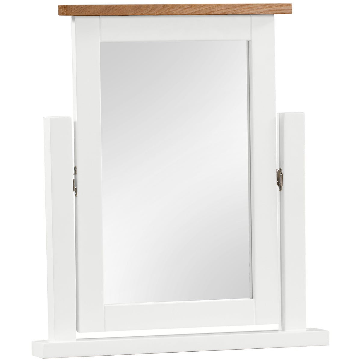 Dorchester White Single Vanity Mirror