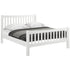 Dorchester White 5' Slatted Bed