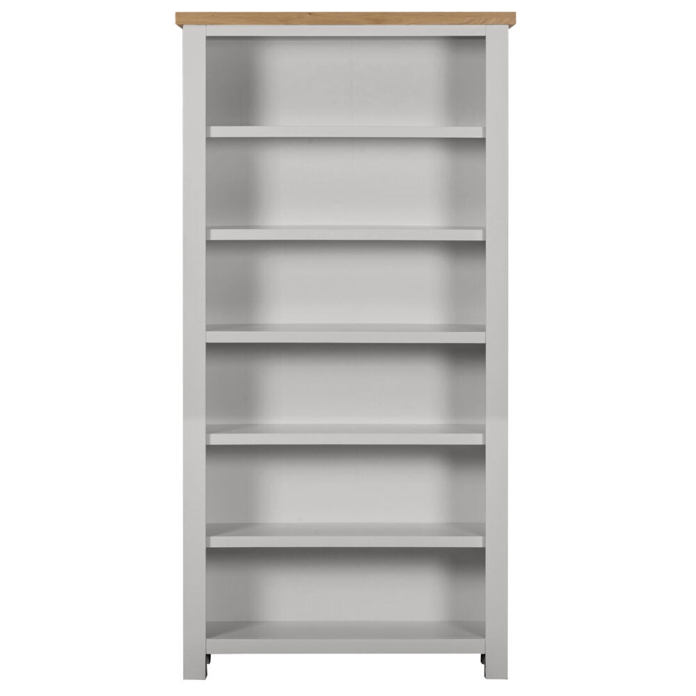 Dorchester Moon Grey 6' Bookcase
