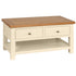 Dorchester Ivory Coffee Table With 2 Drawers
