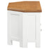 Dorchester White Large Corner TV Unit