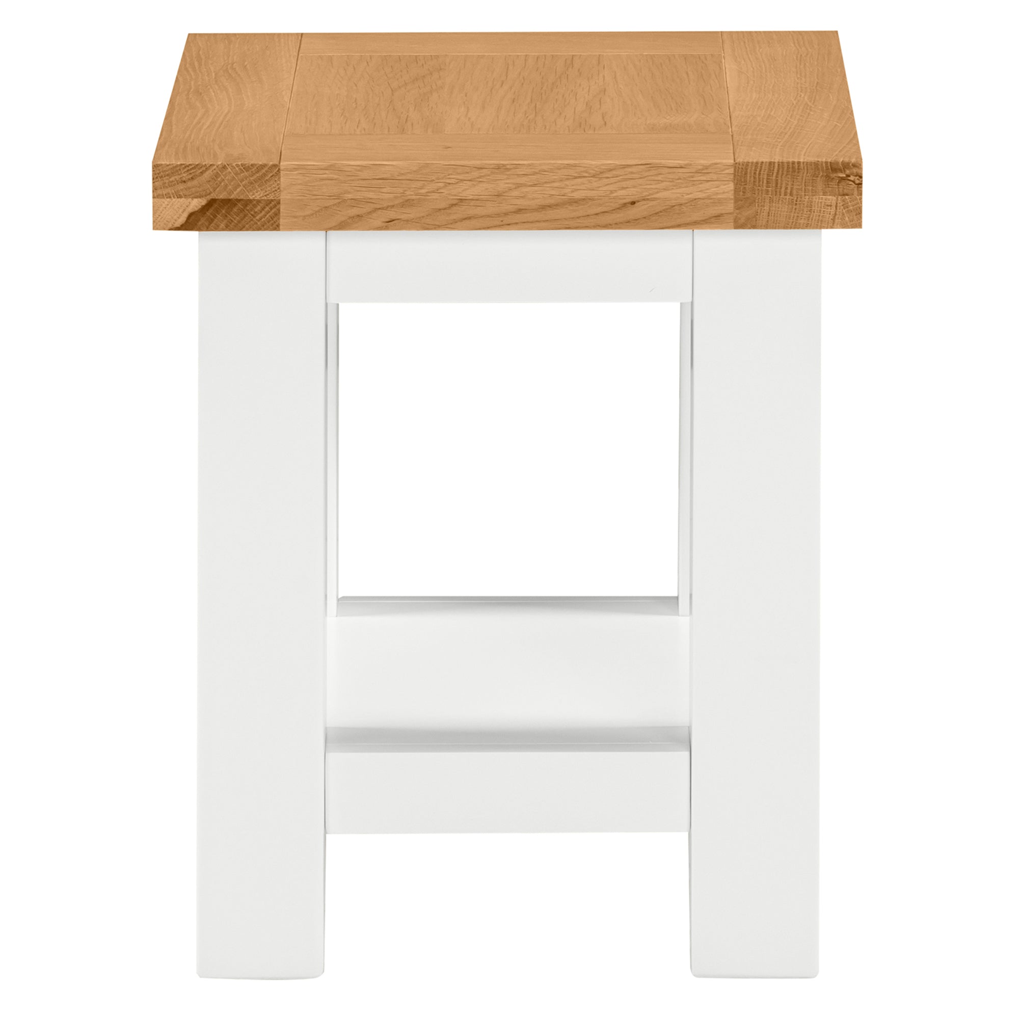 Dorchester White Lamp Table
