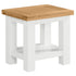 Dorchester White Lamp Table