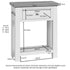 Dorchester Ivory Small Console W 1 Drw & Shelf