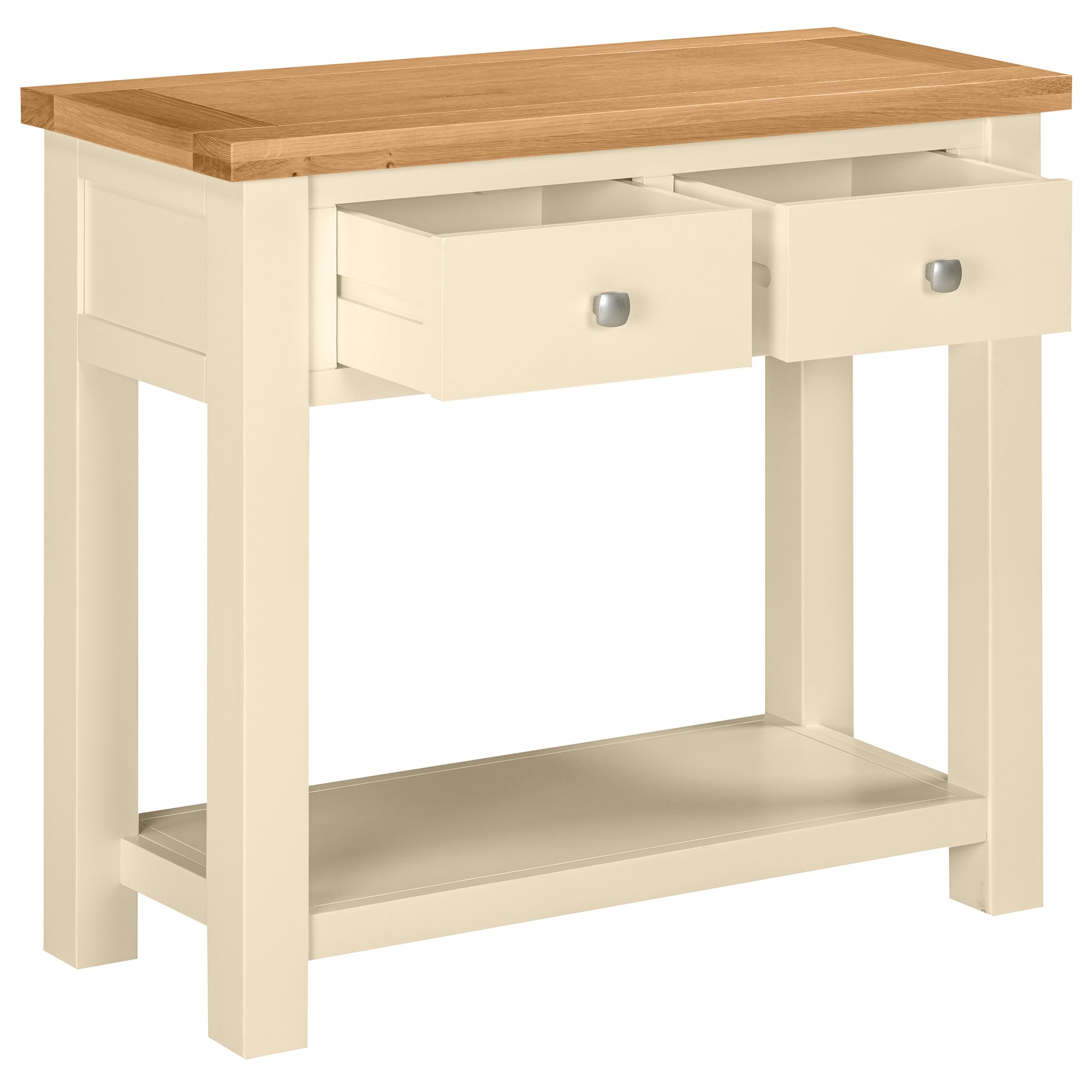 Dorchster Ivory Console Table With 2 Drawers