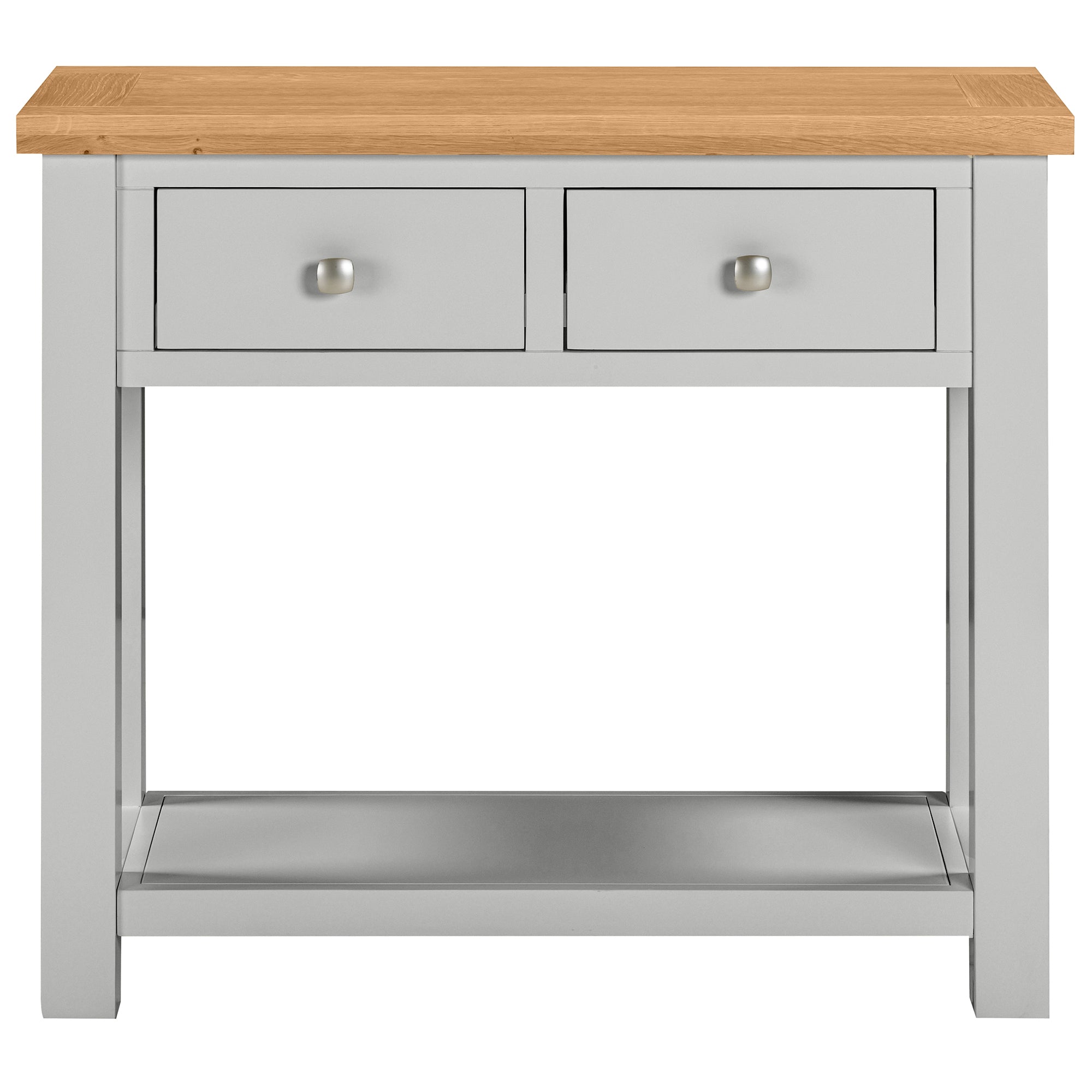 Dorchester Moon Grey Console With 2 Drawers
