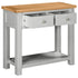 Dorchester Moon Grey Console With 2 Drawers