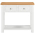 Dorchester White Console Table With 2 Drawers