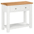 Dorchester White Console Table With 2 Drawers