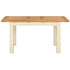 Dorchester Ivory Dining Table With 1 Extension 120-153 x 80cm