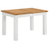 Dorchester White Dining Table With 1 Extension 120-153 x 80cm