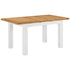 Dorchester White Dining Table With 1 Extension 120-153 x 80cm