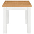 Dorchester White Dining Table With 1 Extension 120-153 x 80cm