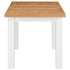 Dorchester White Dining Table With 1 Extension 120-153 x 80cm