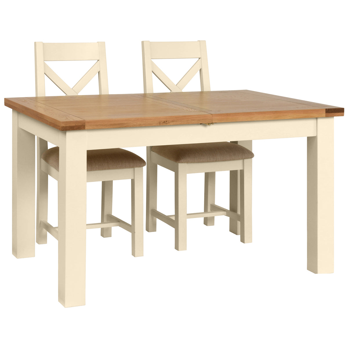 Dorchester Ivory 2 Leaf Extension Table