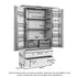Dorchester Ivory Double Larder Cupboard