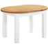 Dorchester White D-End Extending Dining Table