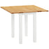 Dorchester White Square Drop Leaf Dining Table