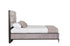 Verona Grey Ebony Ecru Velvet Superking 180cm Bed