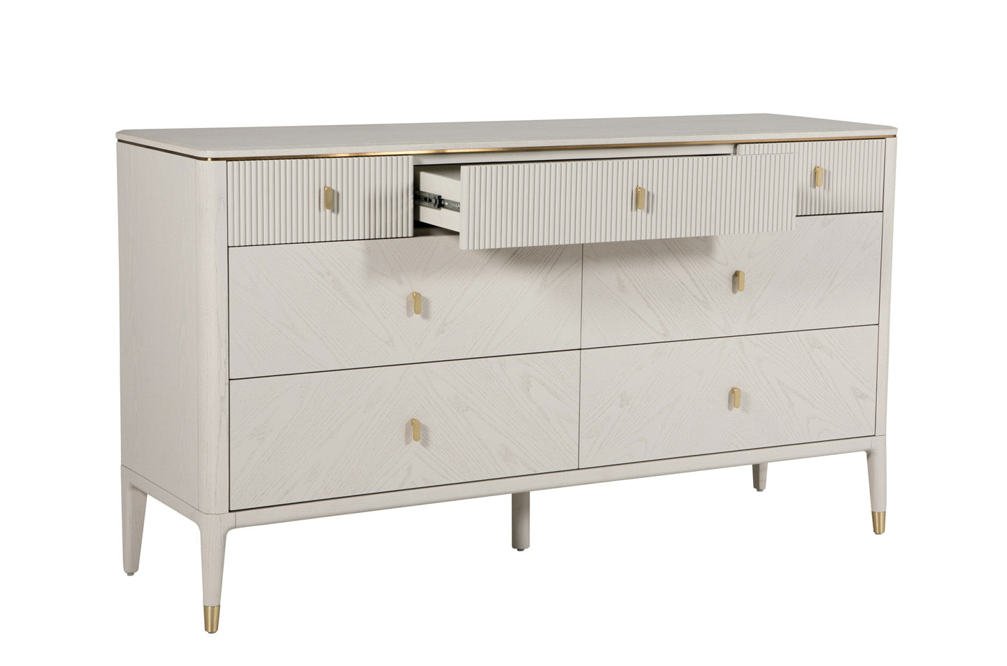 Verona Cream 7 drawer Chest