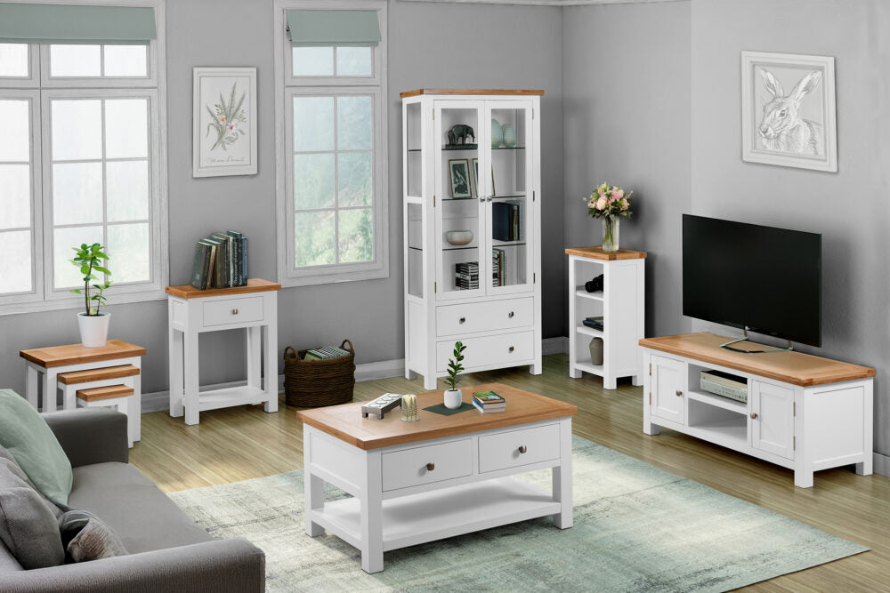 Dorchester White Small Coffee Table