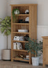 Dorchester Light Oak 6' Bookcase