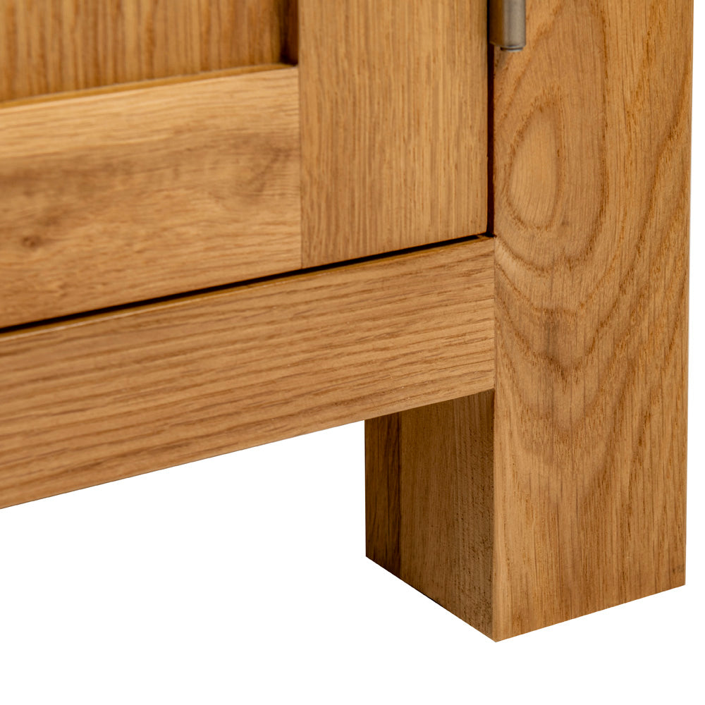 Dorchester Light Oak Triple Wardrobe With 3 Drawers