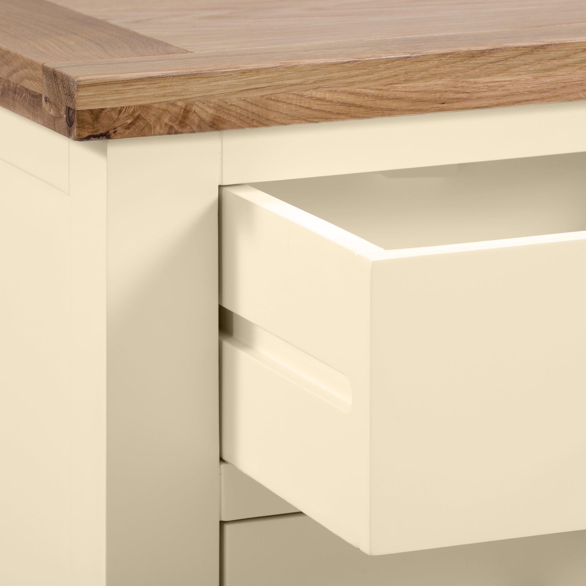 Dorchester Ivory Small Console W 1 Drw & Shelf