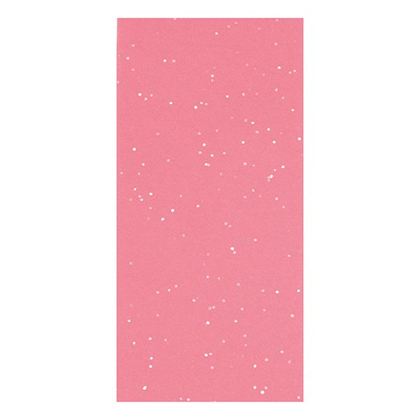6 Sheet Glitter Tissue Baby Pink