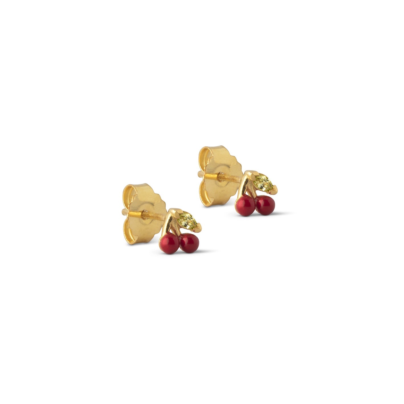 ENAMEL Copenhagen Red Cherry Earrings