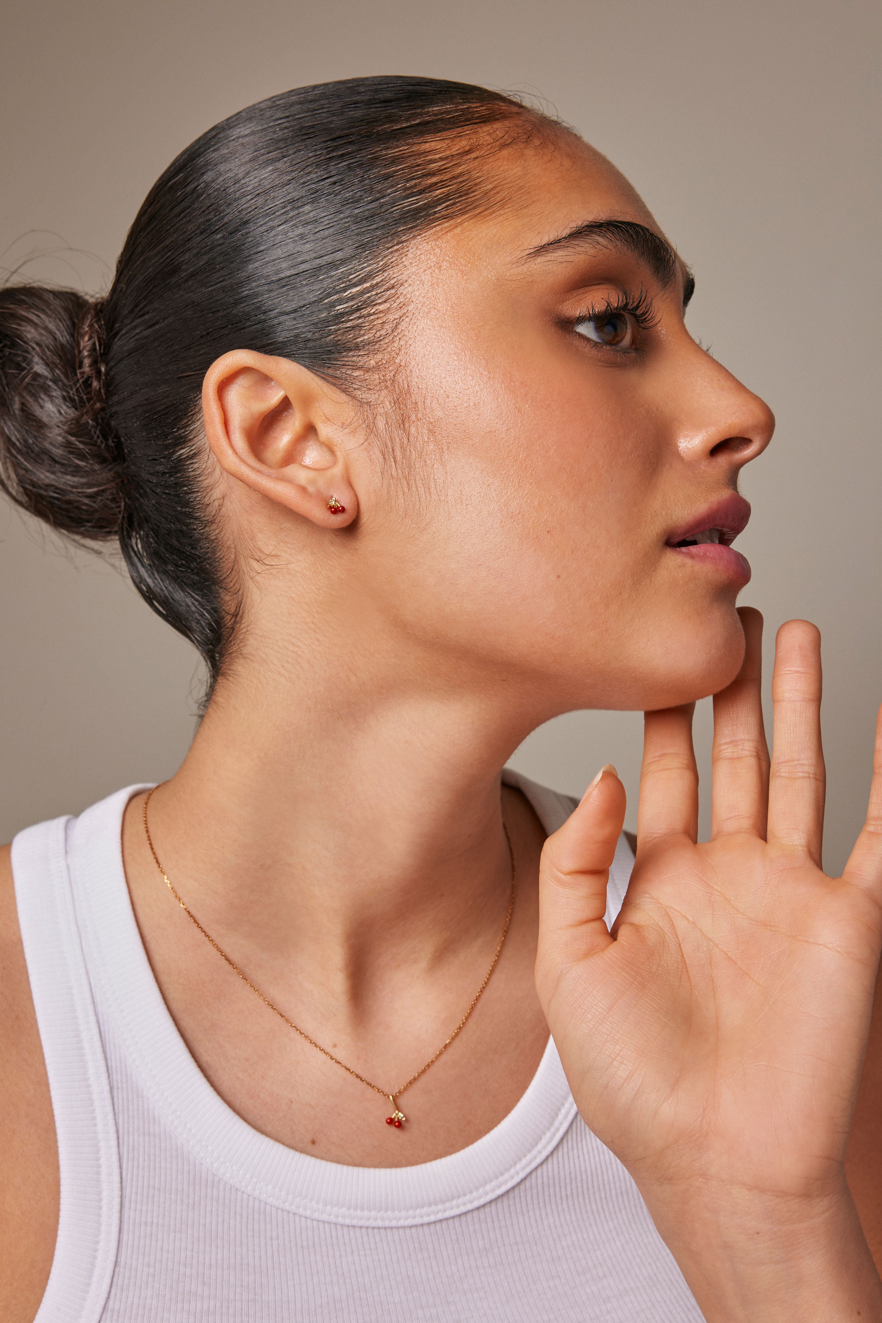 ENAMEL Copenhagen Red Cherry Earrings