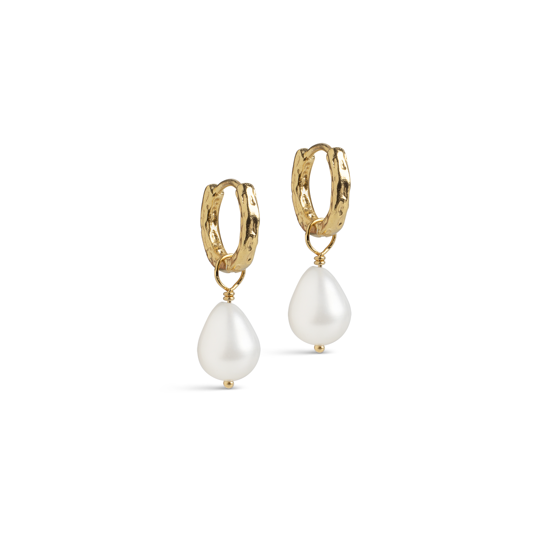 ENAMEL Copenhagen Significant Pearl Hoop Earrings