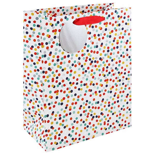 Summer Multi Dot Gift Bag Large