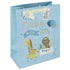 Giraffe Baby Boy Gift Bag Large Blue