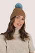 Powder Elise Bobble Hat - Chocolate/ice