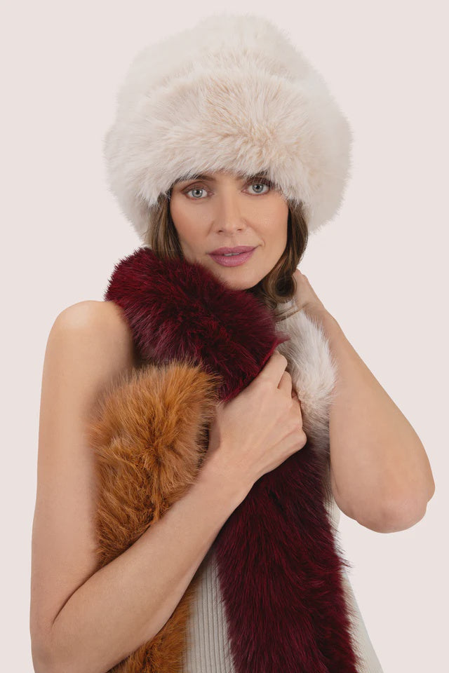 Powder Elsa Faux Fur Hat - Cream