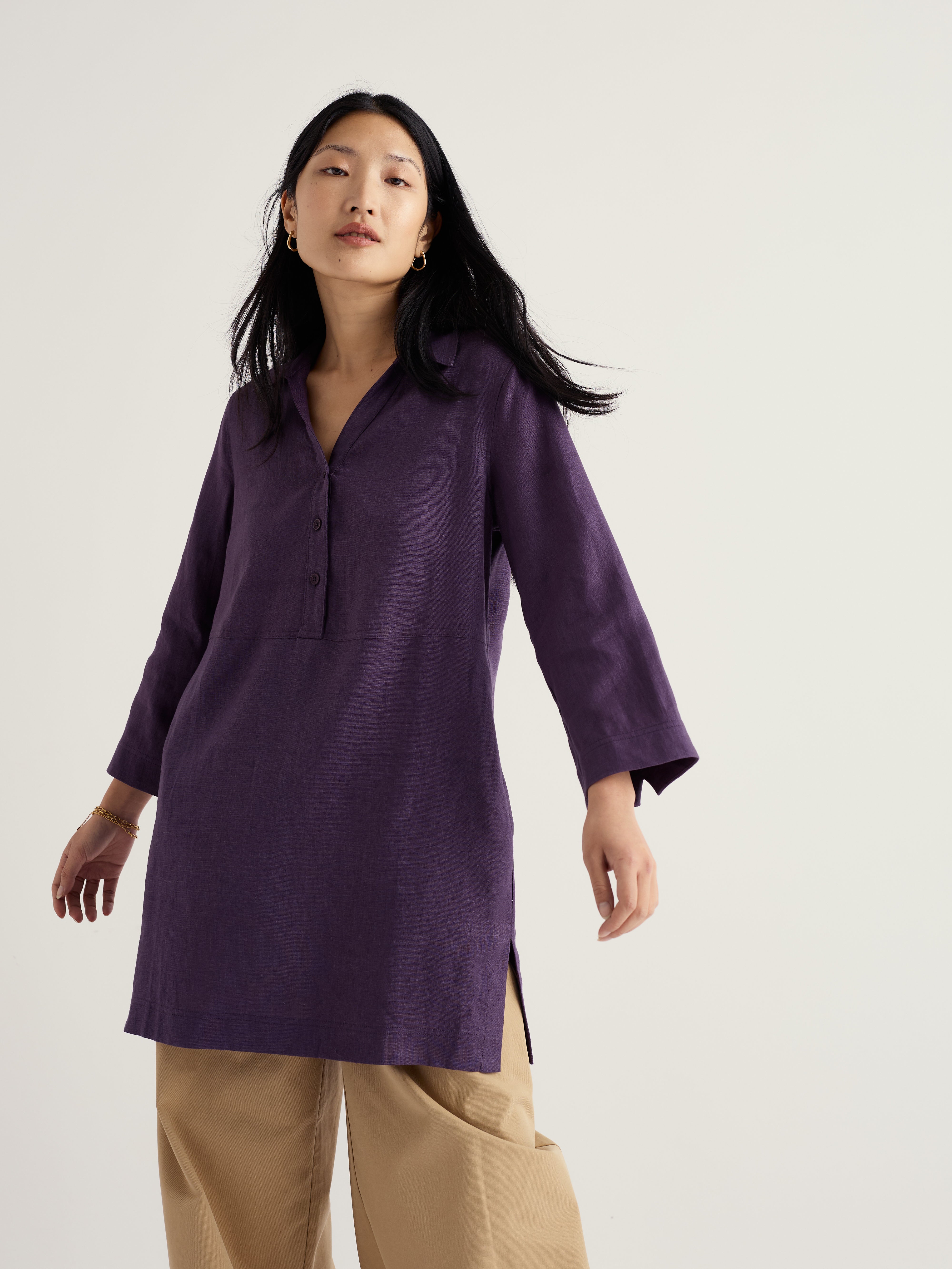 Seasalt Early Sun Tunic Dark Violet