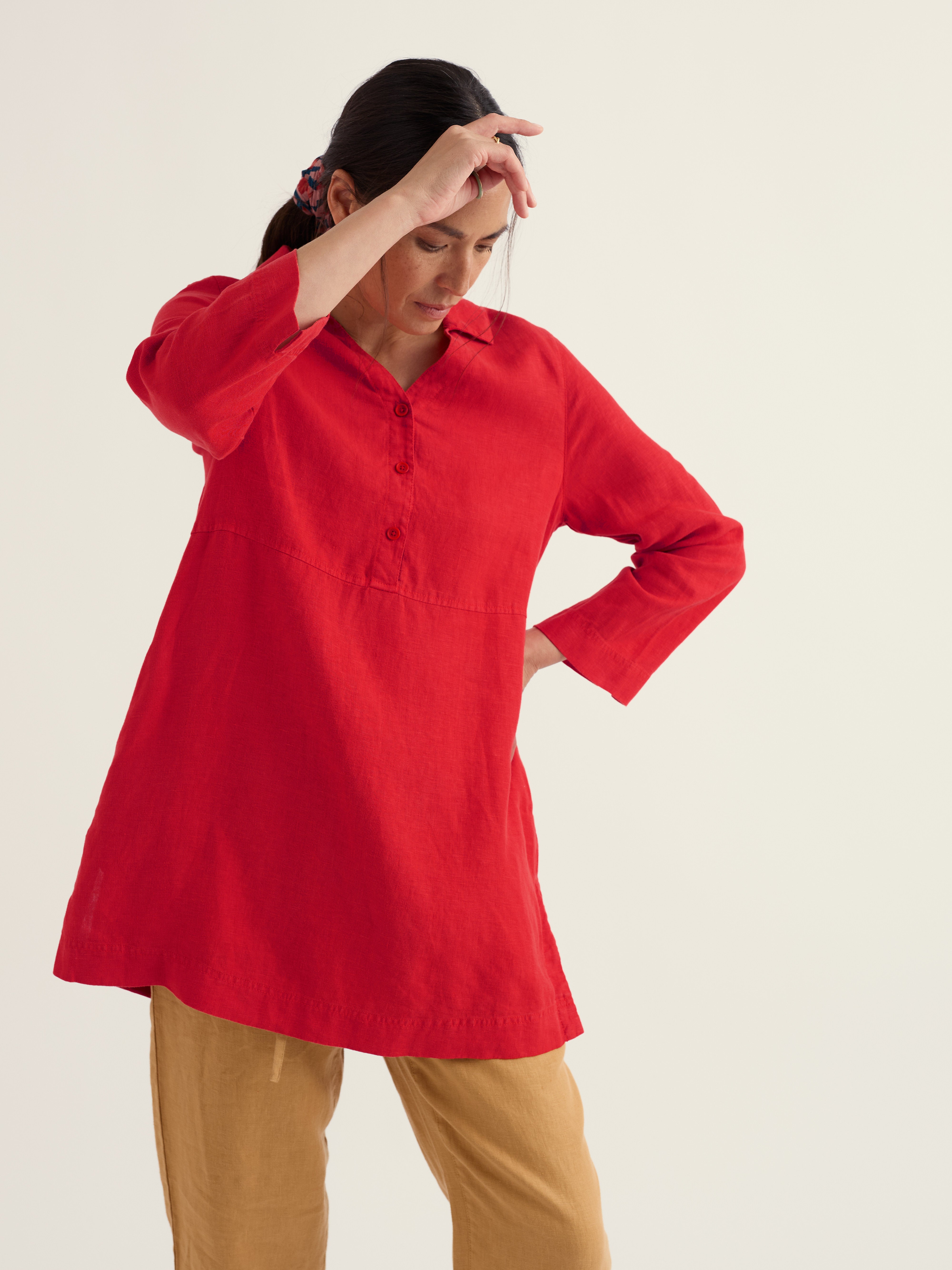 Seasalt Early Sun Tunic Tomato