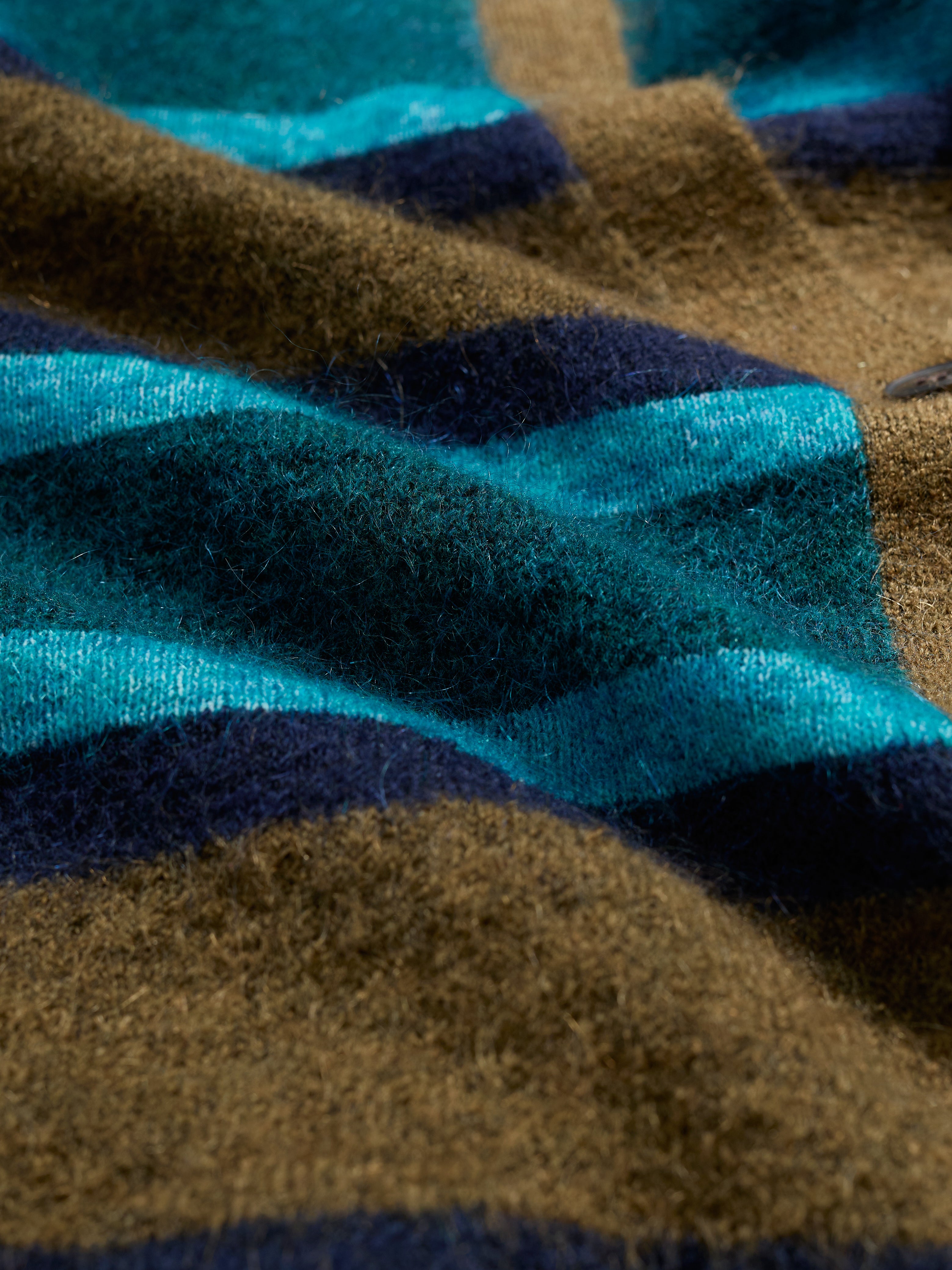 Seasalt Etching Cardigan Earthenware Cyan Mix