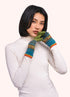 Powder Fair Isle Gloves Teal Mix