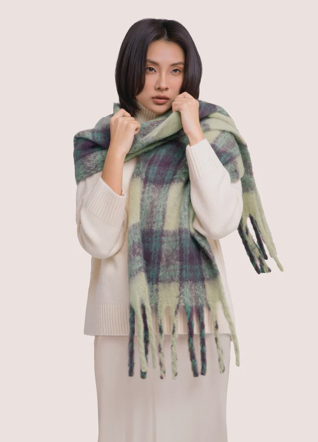 Powder Flora Scarf Damson Mix