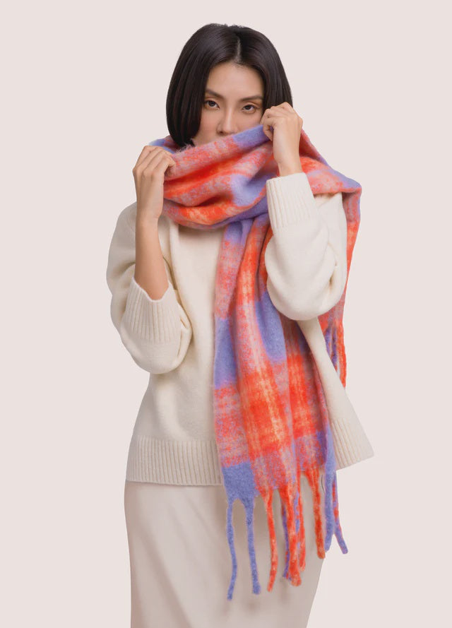 Powder Flora Scarf Tangerine Mix