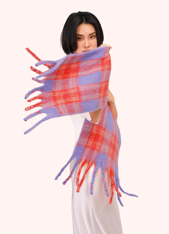 Powder Flora Scarf Tangerine Mix