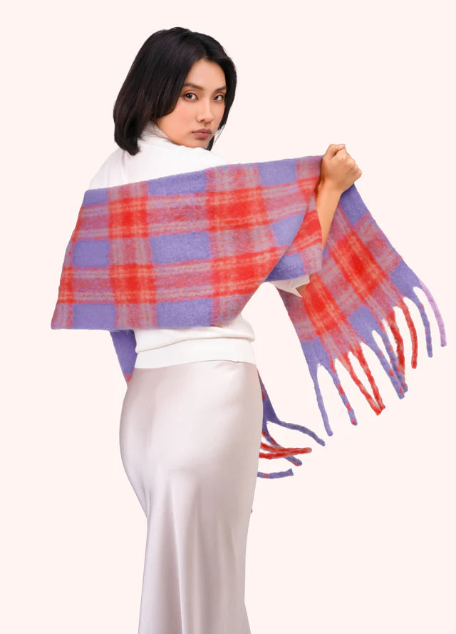 Powder Flora Scarf Tangerine Mix