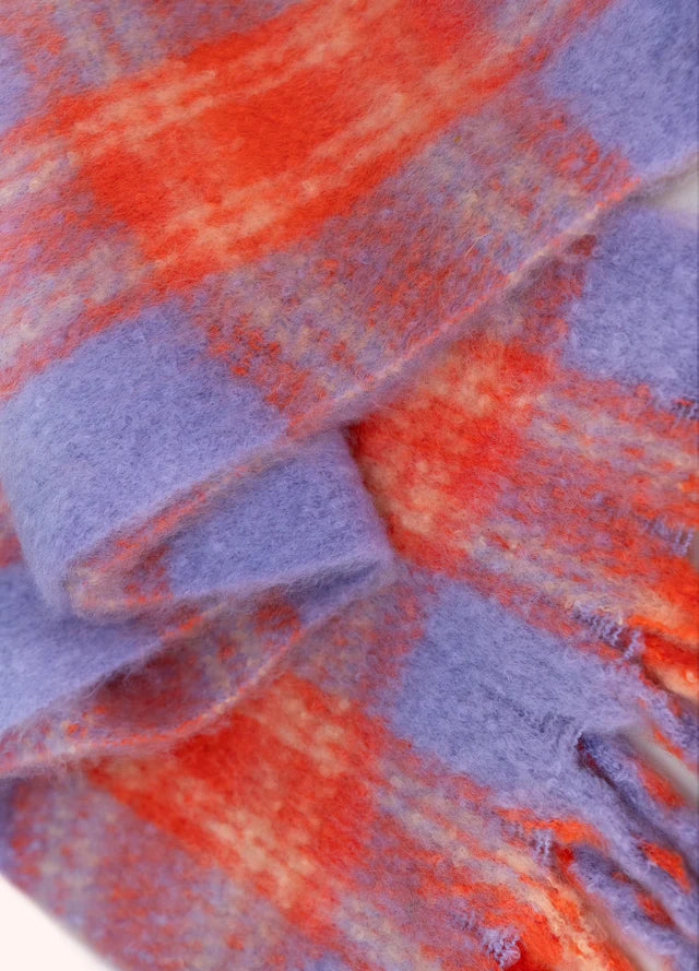 Powder Flora Scarf Tangerine Mix